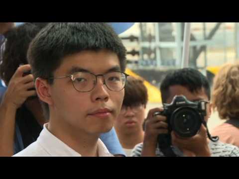 Hong Kong protest leader Joshua Wong is released from prison