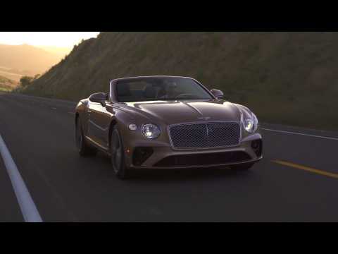 Bentley Continental GTC V8 Convertible in Rose Gold Driving Video