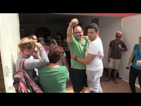Nicaragua opposition prisoner is freed and reunites with family