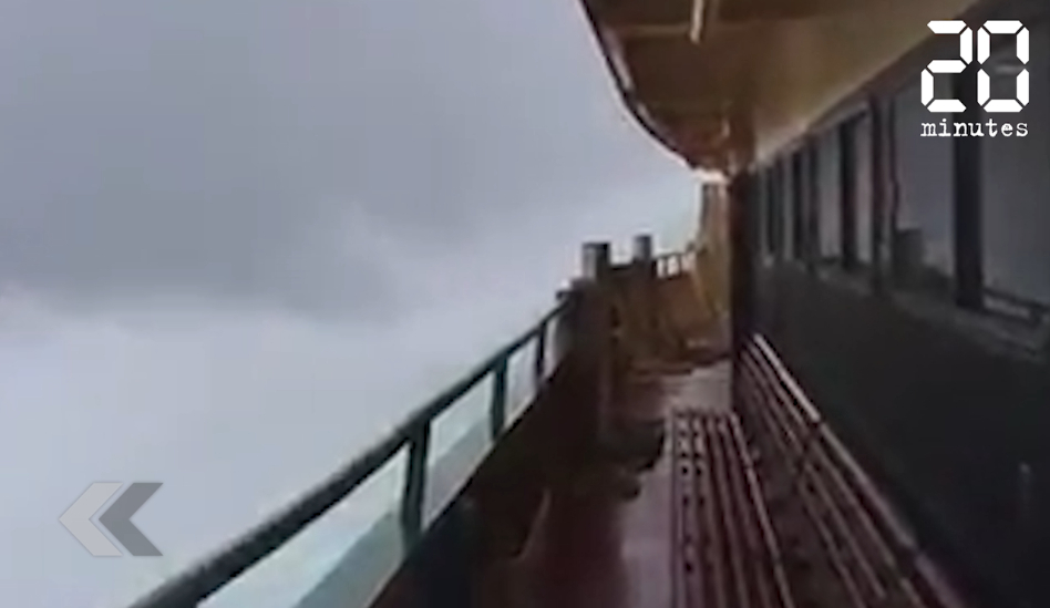 Le Rewind: Une tempête en mer filmée depuis un ferry