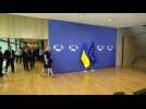 Ukraine's Zelensky meets Juncker in Brussels for first talks