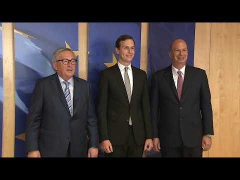 EC President Jean-Claude Juncker meets US Special Adviser Jared Kushner