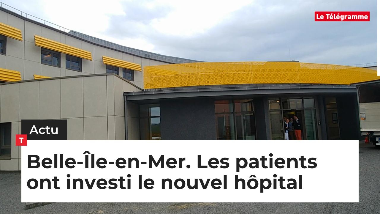 Belle-Île-en-Mer. Les patients ont investi le nouvel hôpital (Le Télégramme)