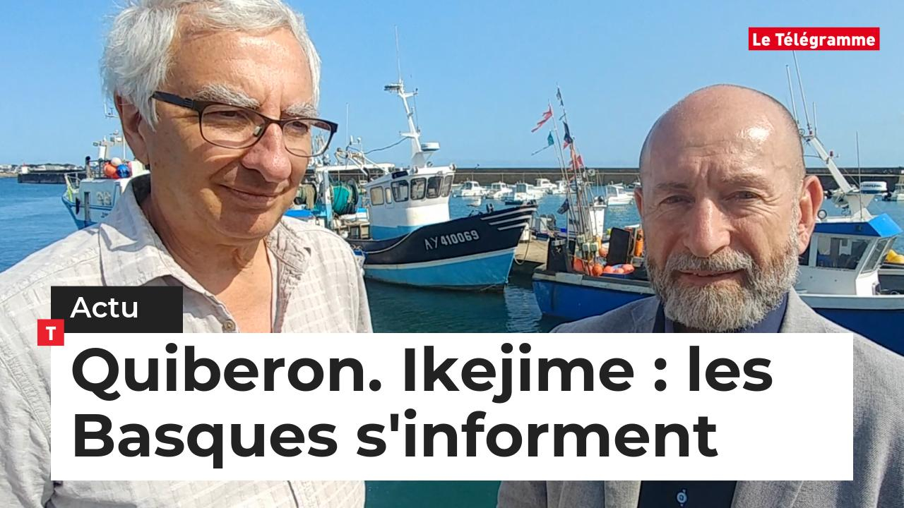 Quiberon (56). La filière Ikejime intéresse les pêcheurs basques (Le Télégramme)