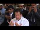 Pakistan Prime Minister Imran Khan offers Eid prayers