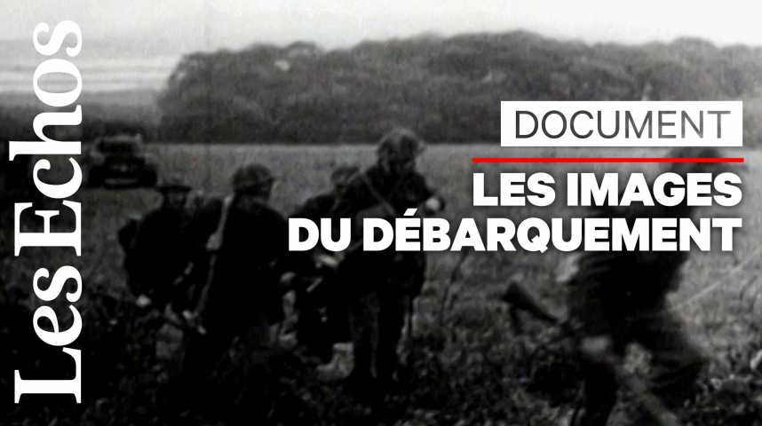 Illustration pour la vidéo C’était le 6 juin 1944 : les images du débarquement allié en Normandie