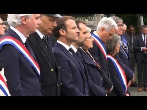 D-Day: Macron pays tribute to resistance fighters slain in Caen