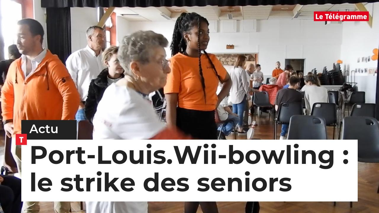 Port-Louis (56). Wii-bowling : le strike des seniors  (Le Télégramme)