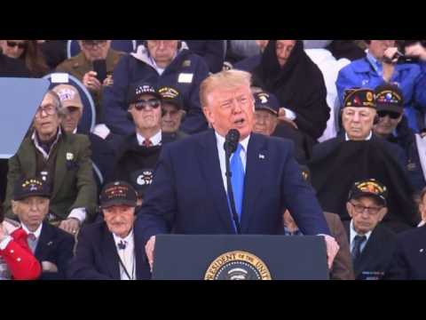 D-Day veterans 'greatest Americans who will ever live': Trump