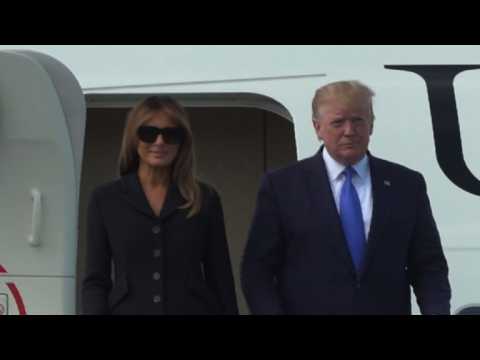 D-Day: Donald Trump lands in Normandy for commemorations