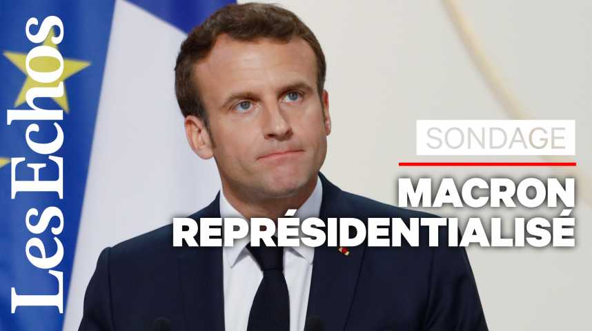 Illustration pour la vidéo Sondage : « Une forme de représidentialisation de Macron »
