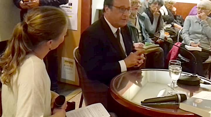 Brest. François Hollande dédicace son livre à Dialogues (Le Télégramme)