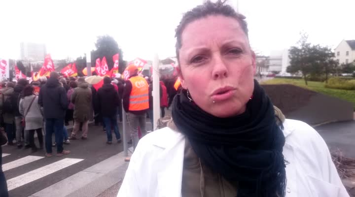 Lorient. Ehpad : 500 manifestants pour la défense des moyens (Le Télégramme)