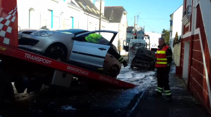 Lorient. Huit véhicules touchés par un incendie (Le Télégramme)