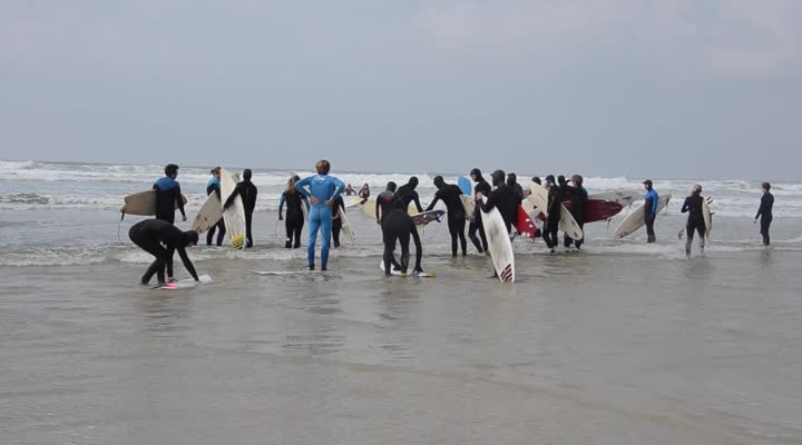 La Torche : une trentaine de surfeurs à l'eau contre les pesticides (Le Télégramme)
