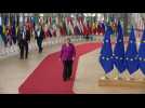 European leaders arrive at EU summit