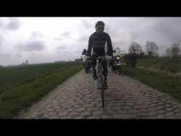 On-board as Peter Sagan and the Tinkoff team reconnoitre the 2016 Paris-Roubaix route