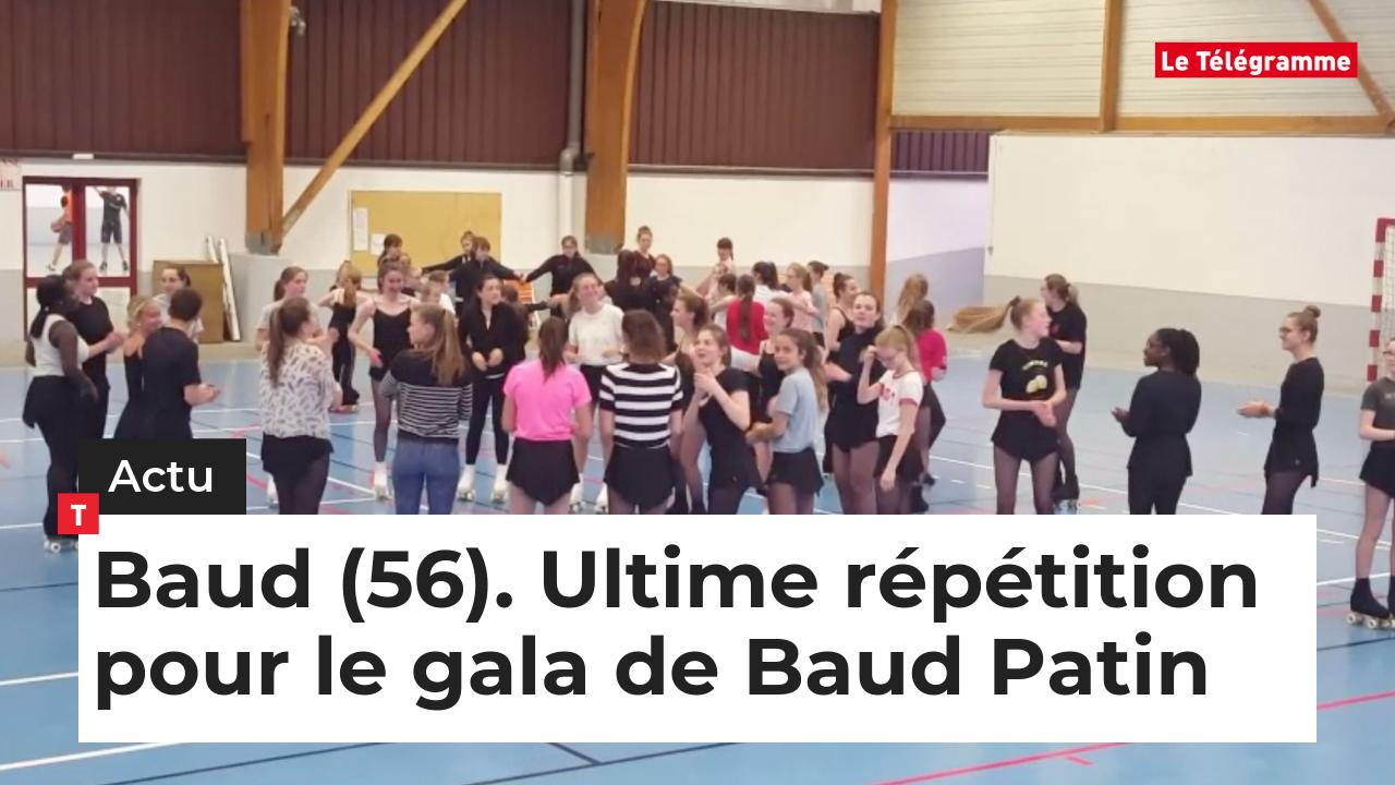 Baud (56). Ultime répétition pour le gala de Baud Patin (Le Télégramme)