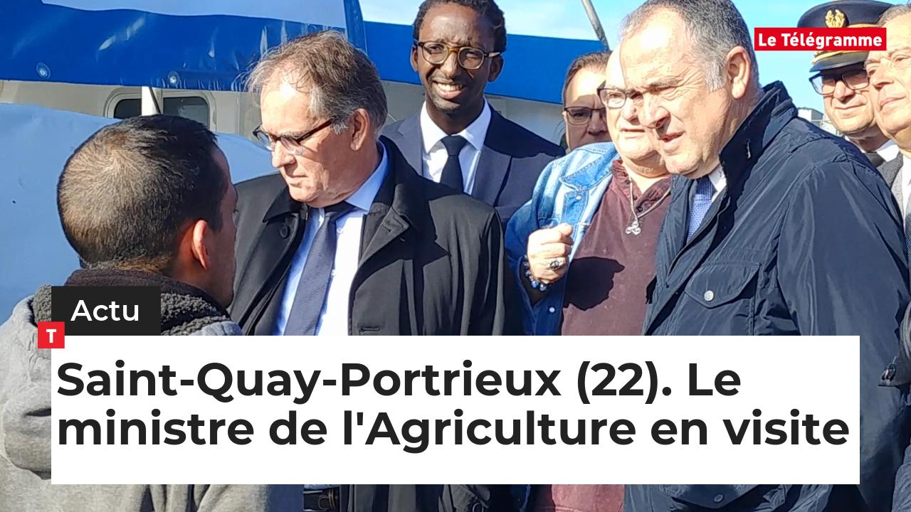 Saint-Quay-Portrieux (22). Le ministre de l'Agriculture en visite (Le Télégramme)