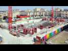 Modernisation h&ocirc;pital E. Herriot &agrave; Lyon Timelapse - Label : Le Progrès - Category : News