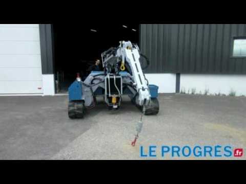 Mobilev Cranes a Lentilly innove avec un modele de mini-grue unique en France...