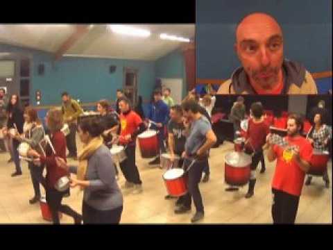 La batucada du Gang'ouf est la seule du Beaujolais