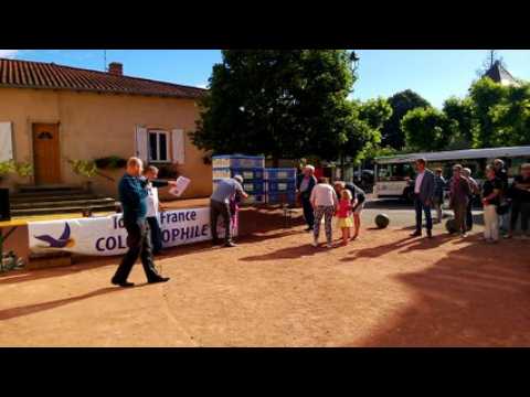 Tour de France de pigeons de course, Limas, 30 juin 2017