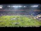 La pelouse du Parc OL envahie par des supporters, le coup d'envoi retard&eacute; - Label : Le Progrès - Category : Sport