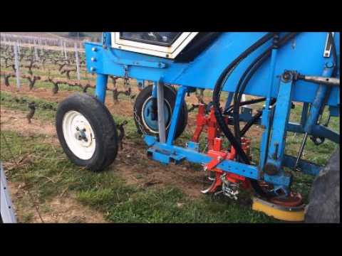 nouvelle machine dans les vignes