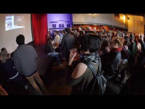 23 avril 2017: déception au QG de Mélenchon à Lyon