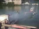 Incendie d'un bateau sur la Sa&ocirc;ne - Label : Le Progrès - Category : News