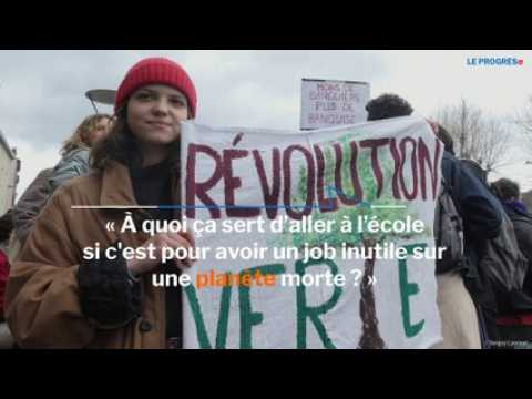 Au Puy, à Saint-Etienne, à Dole, à Bourg-en-Bresse ou à Lyon, la jeunesse en marche pour la planète