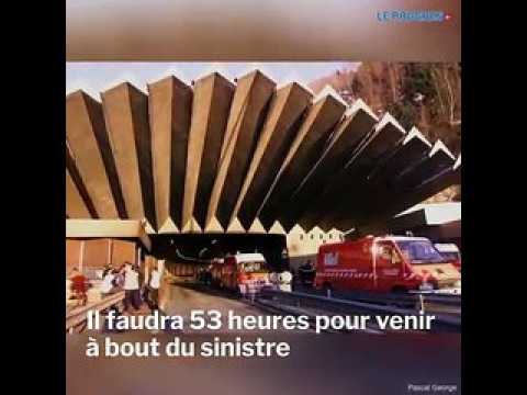 24 mars 1999 – Un camion s’enflamme dans le tunnel du Mont-Blanc