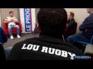 Le joueur du LOU rugby Baptiste Couilloud à la rencontre des lecteurs du Progrès