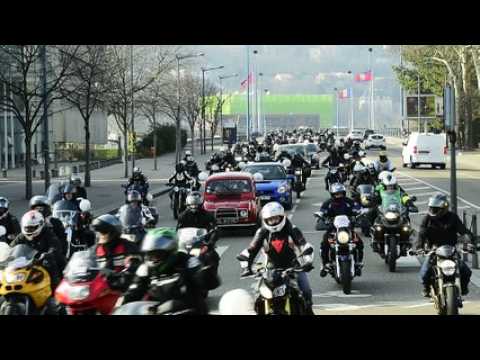 Lyon : 2200 motards en colère contre le projet de limitation de vitesse à 80 km/h