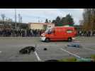 Rh&ocirc;ne : simulation d'accident pour un exercice de s&eacute;curit&eacute; routi&egrave;re - Label : Le Progrès - Category : News