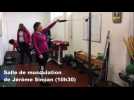 M&eacute;lina Robert-Michon en salle de musculation - Label : Le Progrès - Category : Sport
