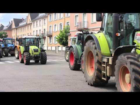 Manifestation des agriculteurs du 4 août à Colmar