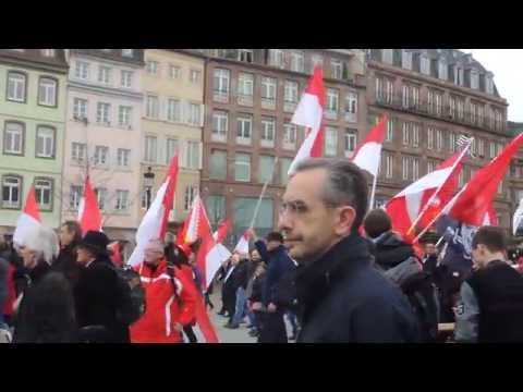 Manifestation contre la fusion des régions