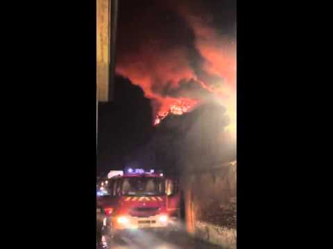 Spectaculaire incendie au centre-ville de Haguenau