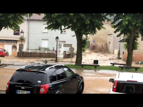 L’orage provoque des inondations dans le sud-est lyonnais