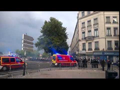 Incidents après la victoire des Bleus