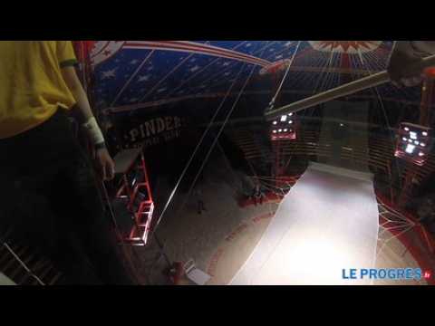 Lyon : dans la peau d'un trapéziste du cirque Pinder