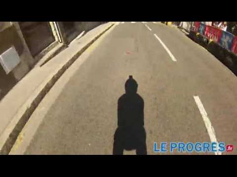 Lugdunum roller contest : la descente de Fourvière comme si vous y étiez...