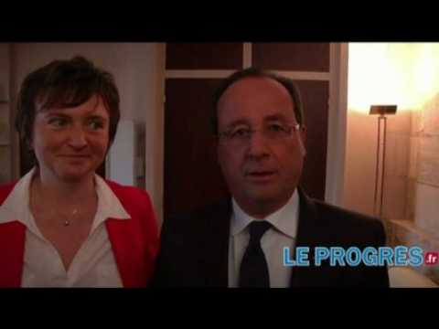 François Hollande en faveur de l'A45 entre Saint-Etienne et Lyon