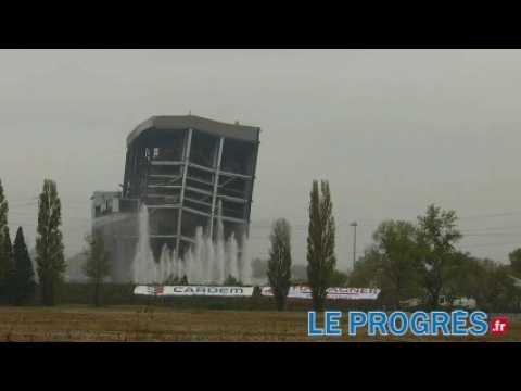 Semi-foudroyage réussi à la centrale thermique de Loire-sur-Rhône
