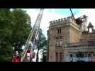 Le ch&acirc;teau de Paulhac en feu - Label : Le Progrès - Category : News