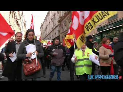 Lyon : les fonctionnaires dans la rue pour la revalorisation de leurs salaires