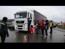 Les routiers bloquent le march&eacute; de gros de Corbas - Label : Le Progrès - Category : News