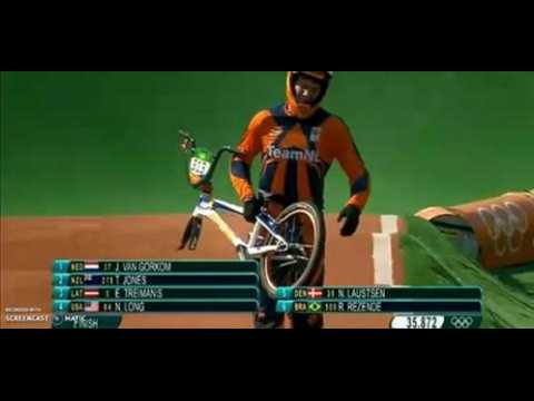 BMX : après une chute...